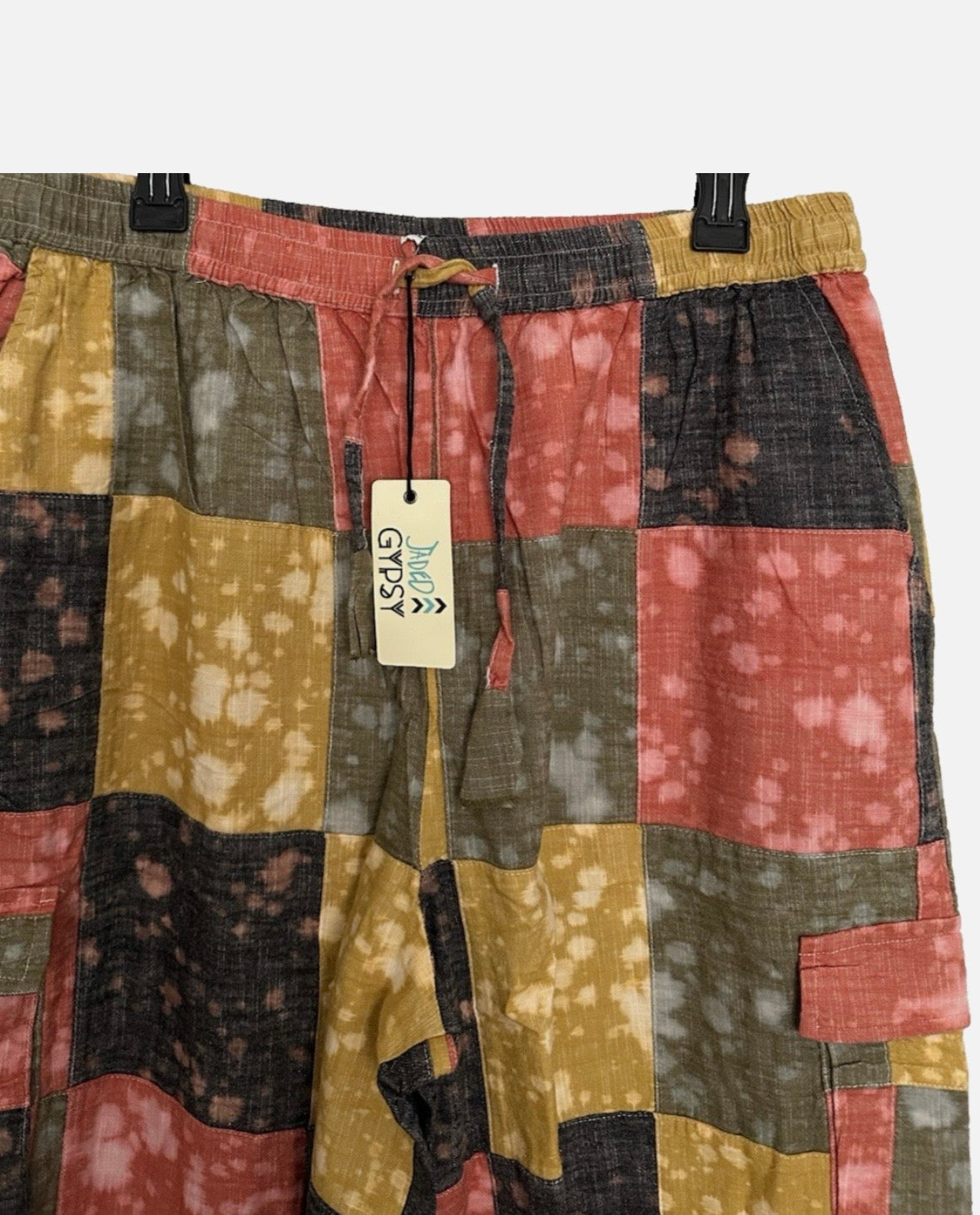 Jaded Gypsy Falling for you Patchwork Jogger Pants