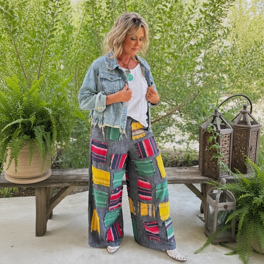 Jaded Gypsy The Pieces Fit Boho Pants