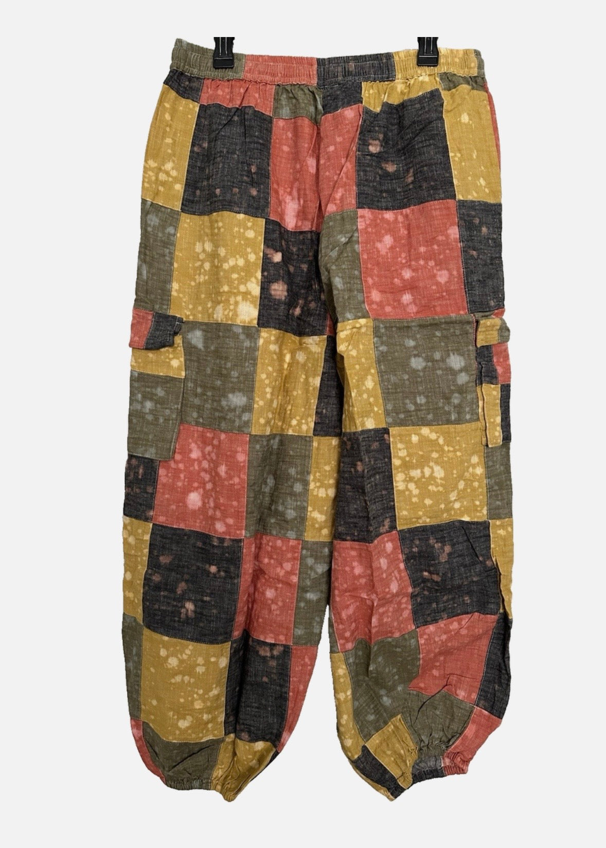 Jaded Gypsy Falling for you Patchwork Jogger Pants