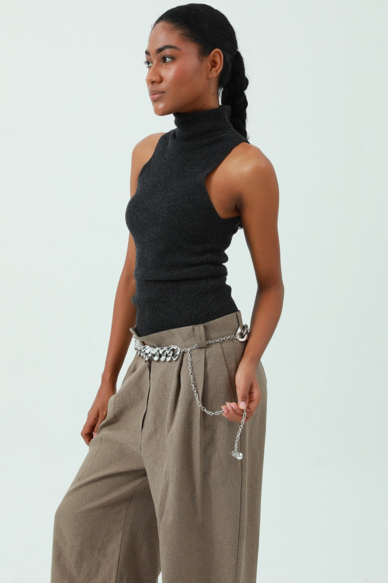 Chic Plated Waist Chain - Secure Hook Closure 🔗 Leto Collection