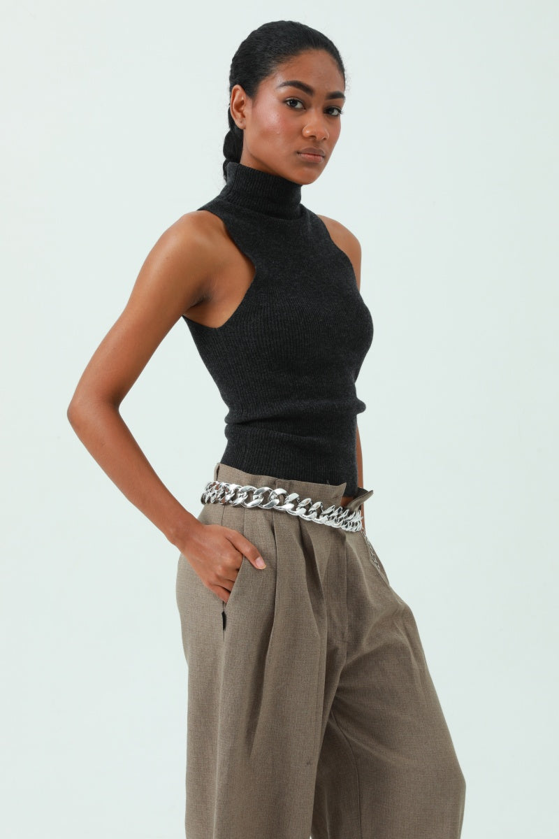 Chic Plated Waist Chain - Secure Hook Closure 🔗 Leto Collection