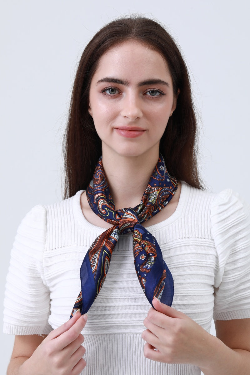 Vintage Paisley Silky Scarf - Timeless Bohemian Accent 🌸🧣 Leto Collection