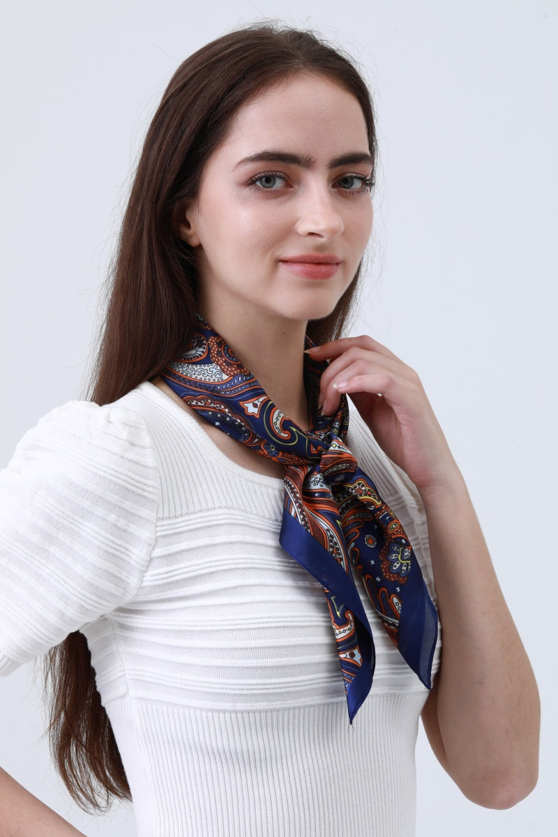 Vintage Paisley Silky Scarf - Timeless Bohemian Accent 🌸🧣 Leto Collection