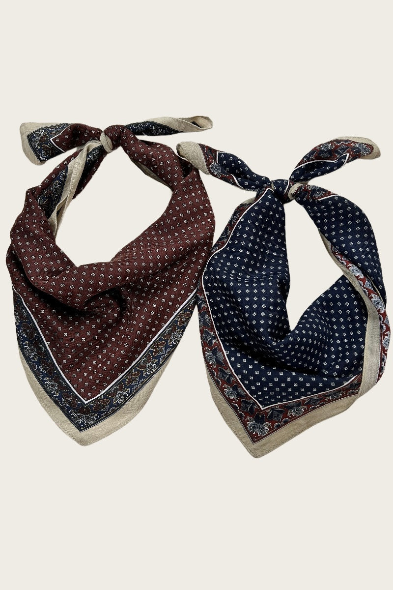 Preppy Paisley Bandana - Cotton-Soft & Versatile 🌸🧣 Leto Collection