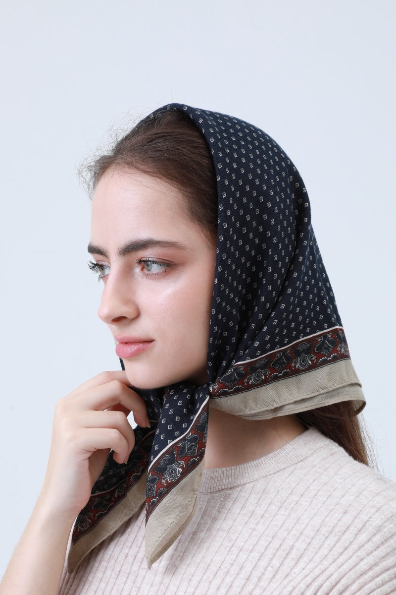 Preppy Paisley Bandana - Cotton-Soft & Versatile 🌸🧣 Leto Collection