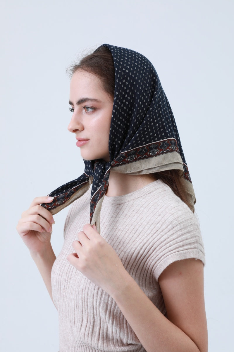 Preppy Paisley Bandana - Cotton-Soft & Versatile 🌸🧣 Leto Collection