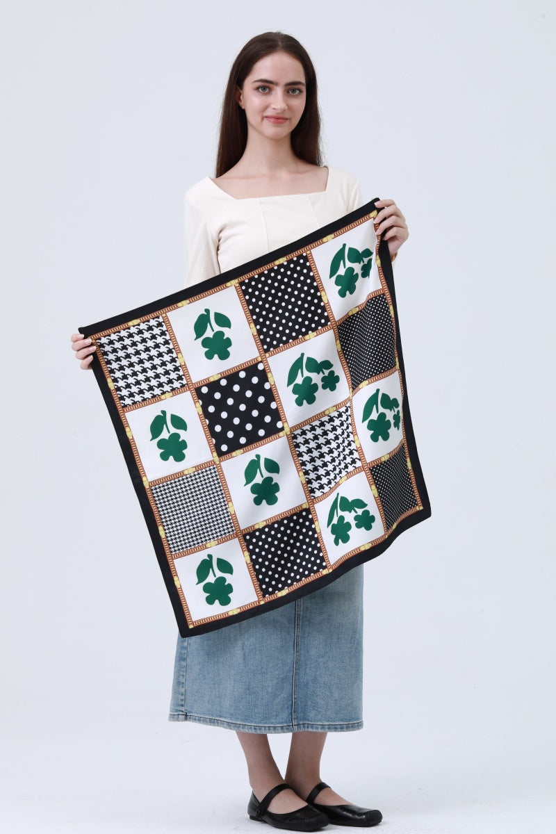 Luxury Reversible Silky Scarf - Two-Tone Double-Sided Design 🔄🧣 Leto Collection